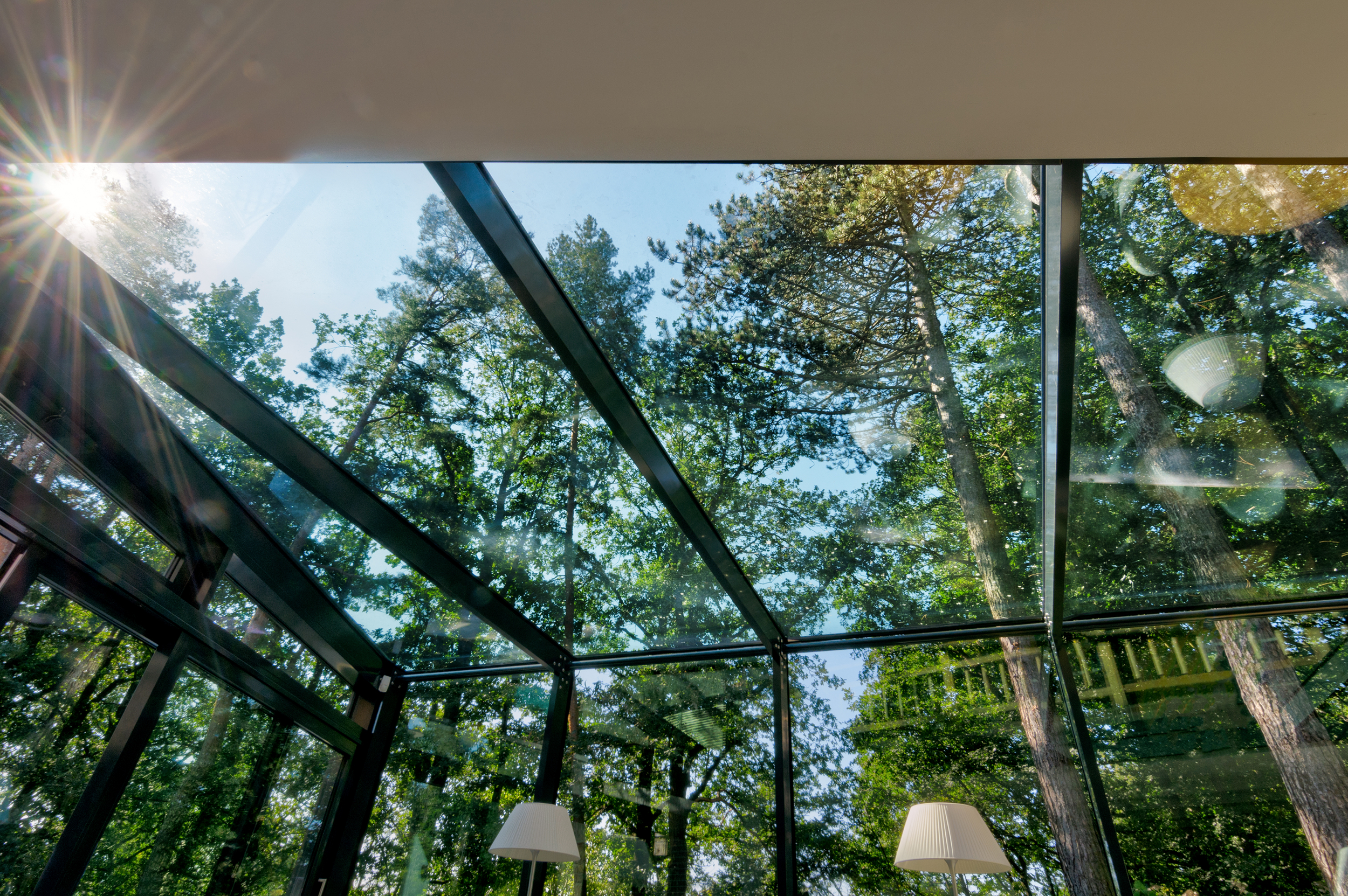 Zasklení zimní zahrady restaurace La Villa